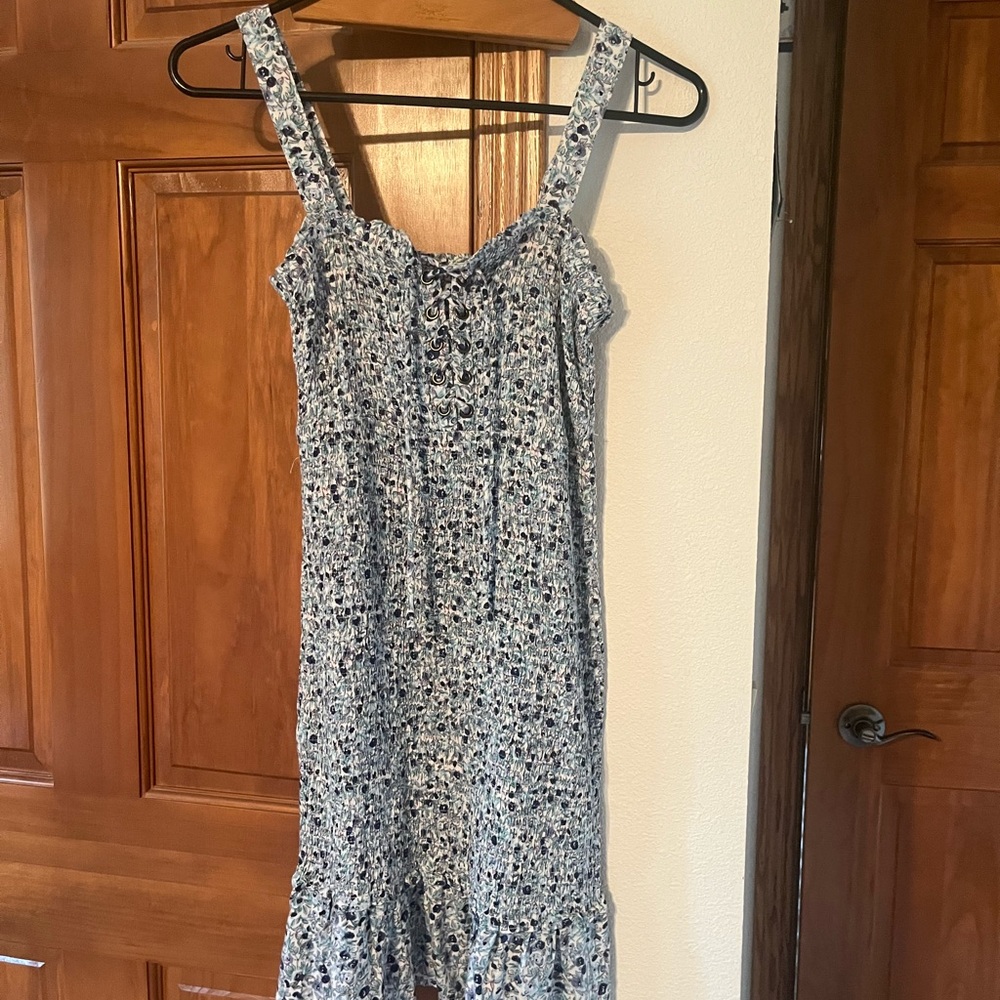 Aeropostale Blue Floral Mini Dress